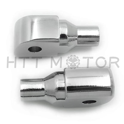 Chrome Footpeg Adapter for Harley Softail Fat Boy FLFB & Fat Bob FXF (2018–2023)
