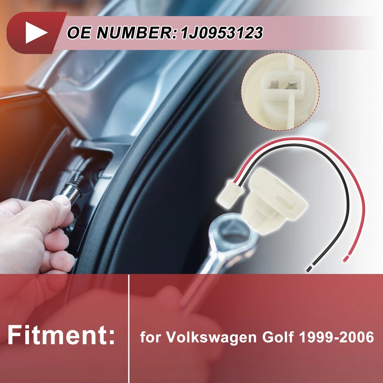 Turn Signal Light Socket Wiring Set for Volkswagen Golf (1999–2006)