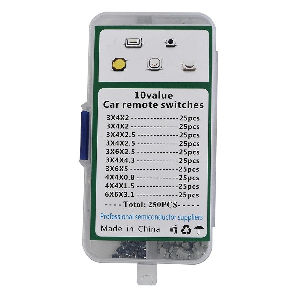 Remote Key Power Switch Button Microswitch Set of 250