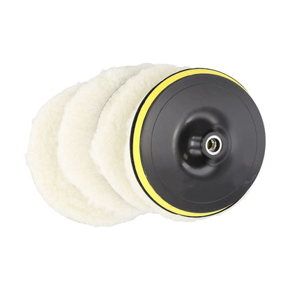 Set of 5 Wheel Polishing Pads for Detailing Buffing Tool