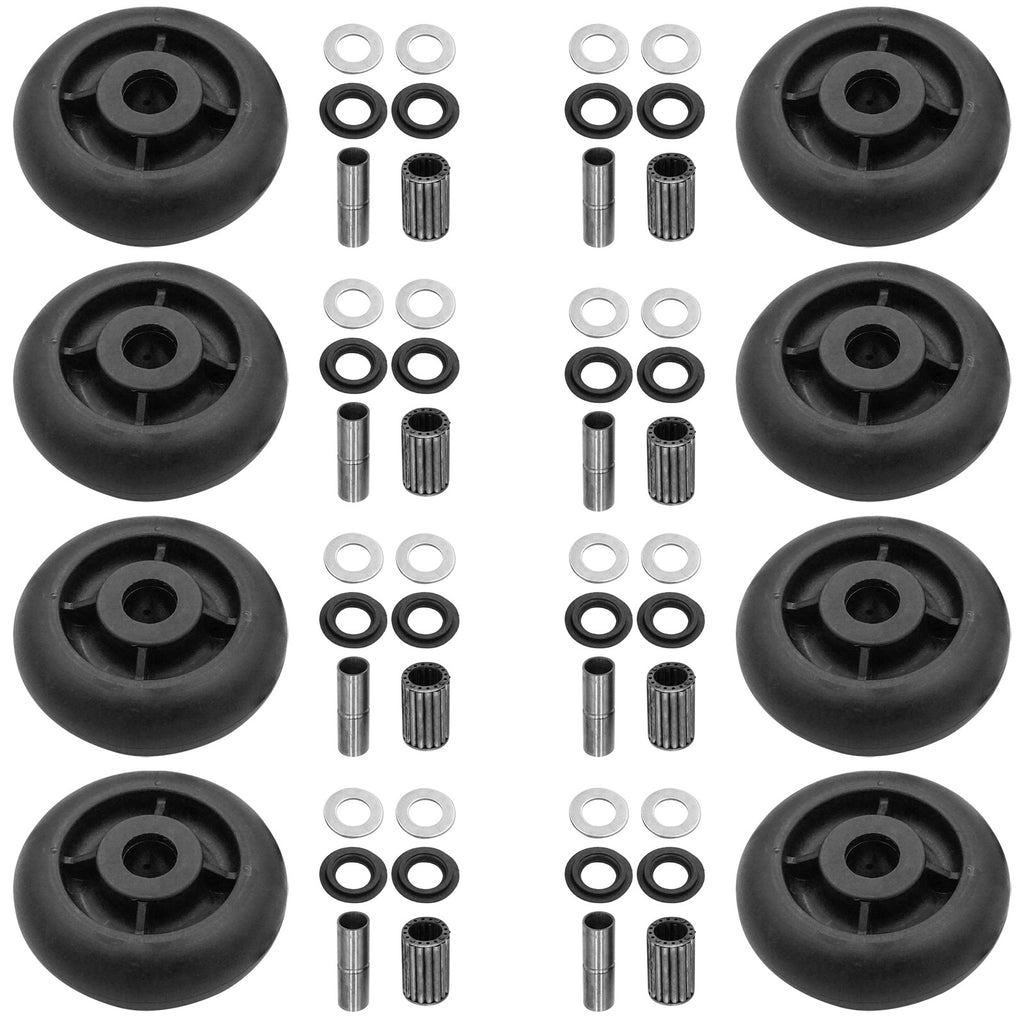 Front and Rear Deck Gauge Wheel Replacement for John Deere Mower (2005–2015)