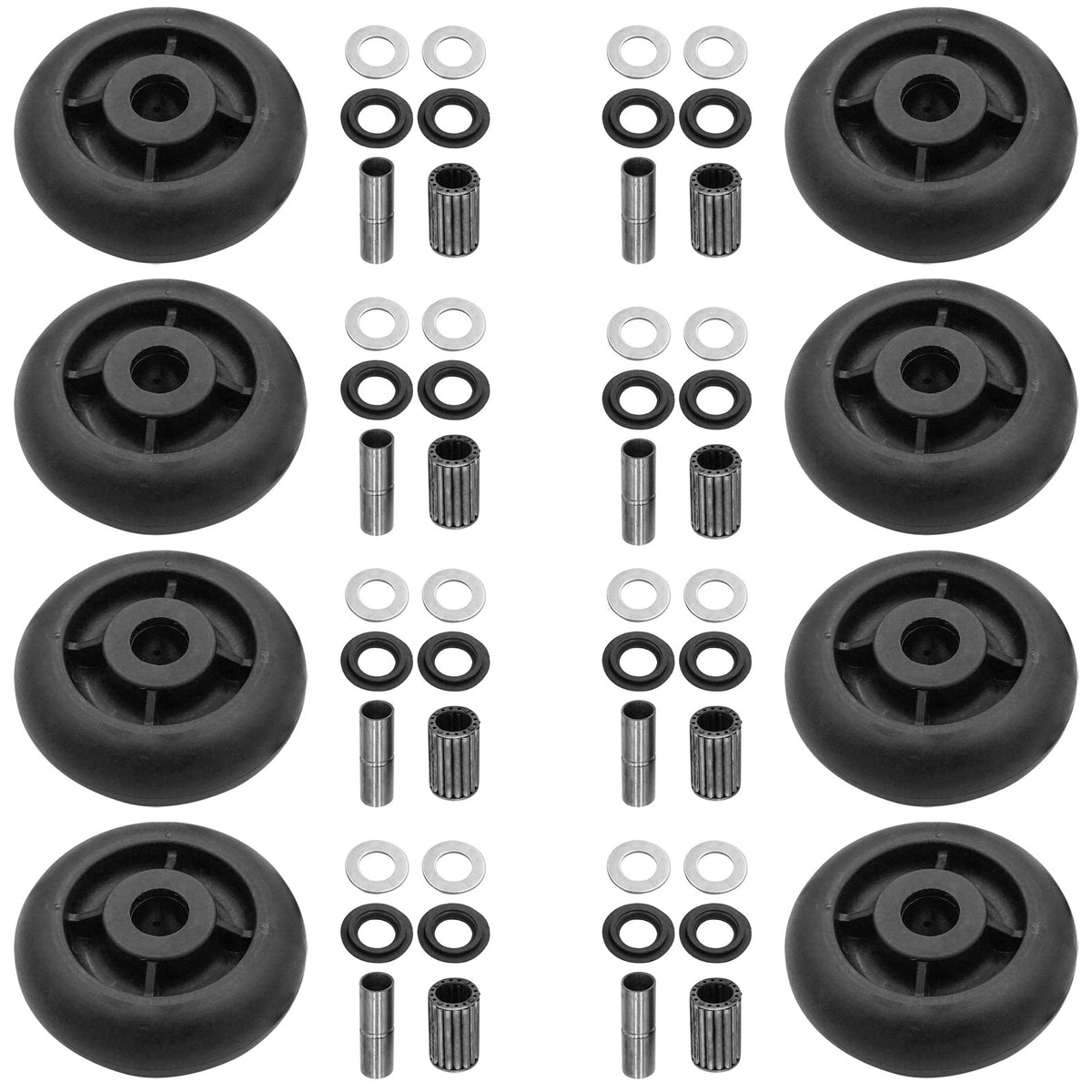Front and Rear Deck Gauge Wheel Replacement for John Deere Mower (2005–2015)