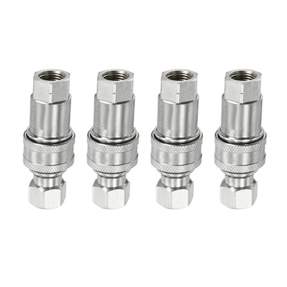 4Pcs Hydraulic Quick Connect Coupler M14x1.5mm for Hydraulic Machinery