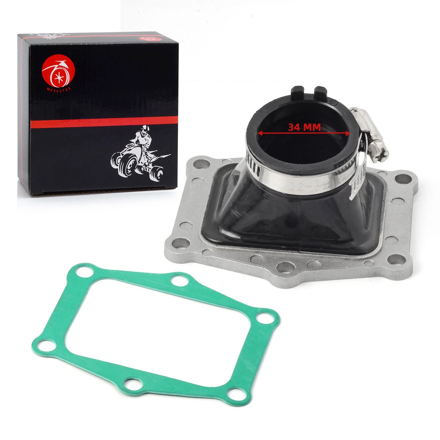 Intake Manifold Carb Boot & Gasket for Honda ATC250R (1981–1982)