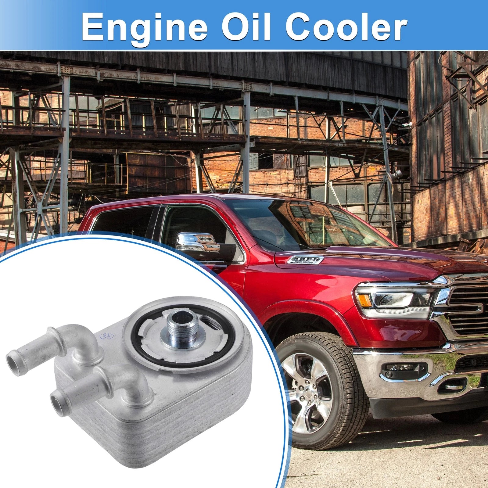 Engine Oil Cooler with Seals and Bolts for Chrysler 200 (2011–2014)
