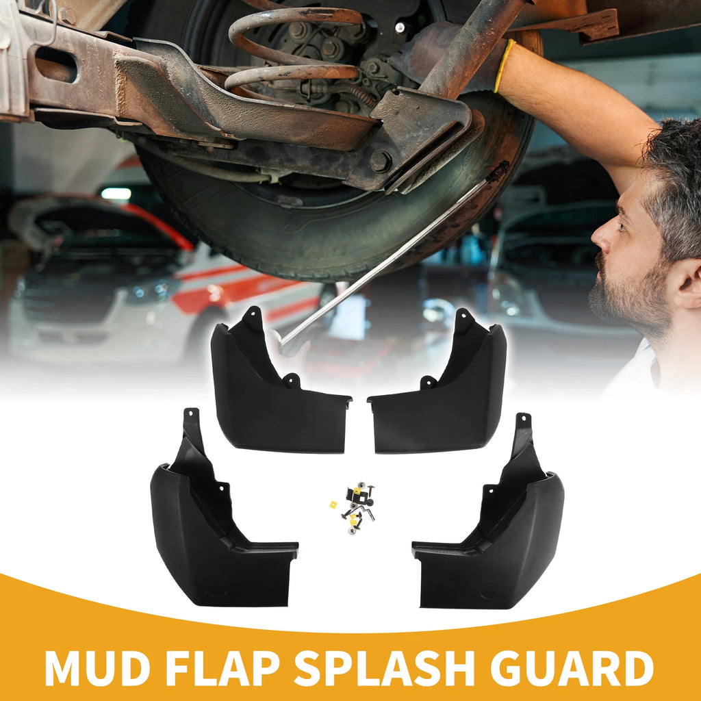 Set of 2 Front & Rear Mud Flaps for Land Rover Discovery (2009–2016)