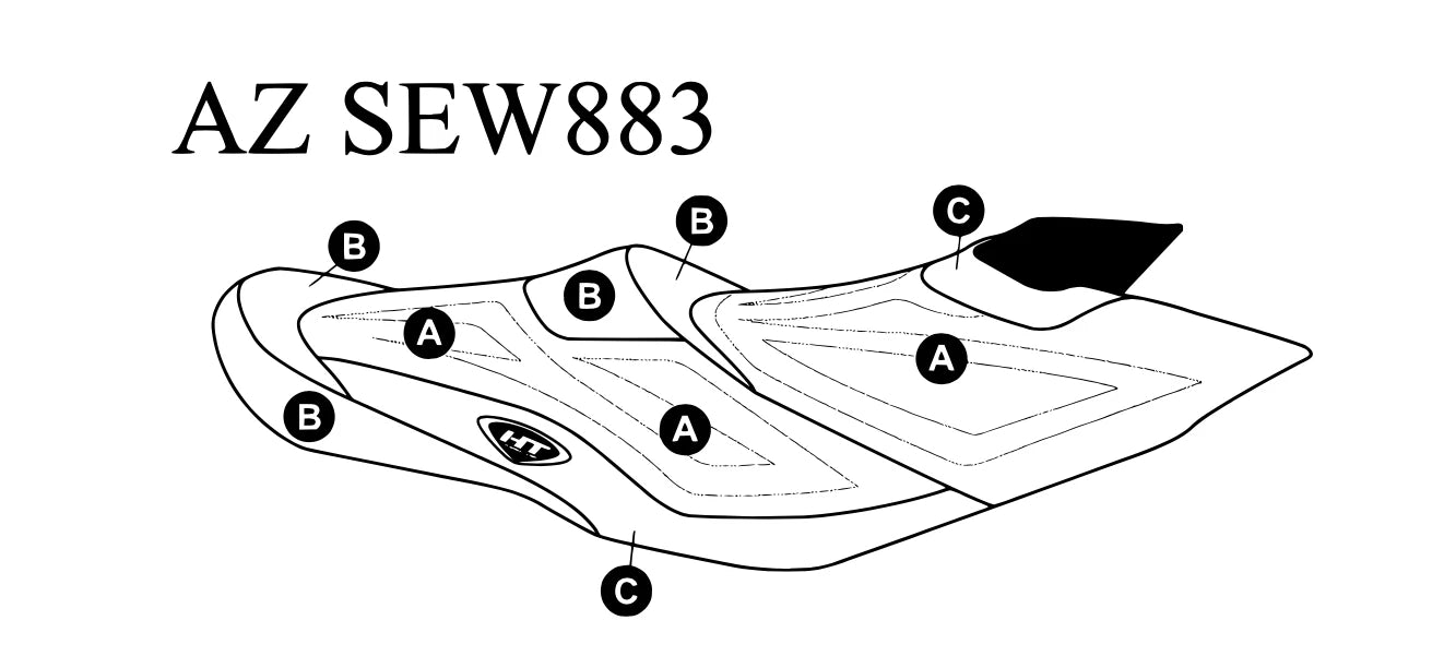 Hydro-Turf Seat Cover for Sea-Doo GTX LTD iS (2009–2015)