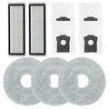 Filter Mop Cloth and Dust Bag Kit for Cecotec Conga X100 (2019–2023)