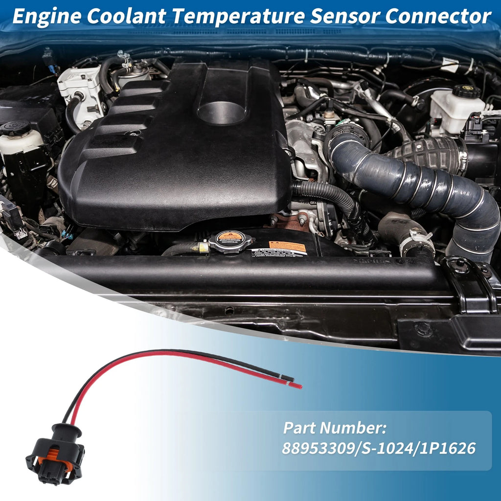 Engine Coolant Temperature Sensor Connector for Buick (88953309/S-102)