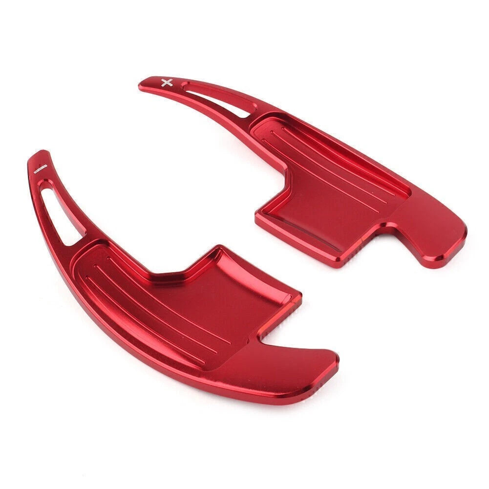 Steering Wheel Shift Paddle Shifter Extension for Ford Mustang (2015–2021) Red