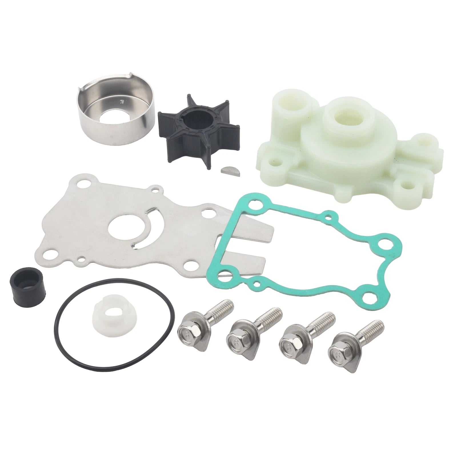 Water Pump Kit for Yamaha 40 50 60 Hp (replaces 63D-44311-00-00, 63D-W0078-01-00)