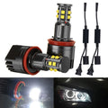 240W H8 LED Angel Eyes Halo Ring Bulbs for BMW E60 E61 E63 E90 E91 (2001–2010)