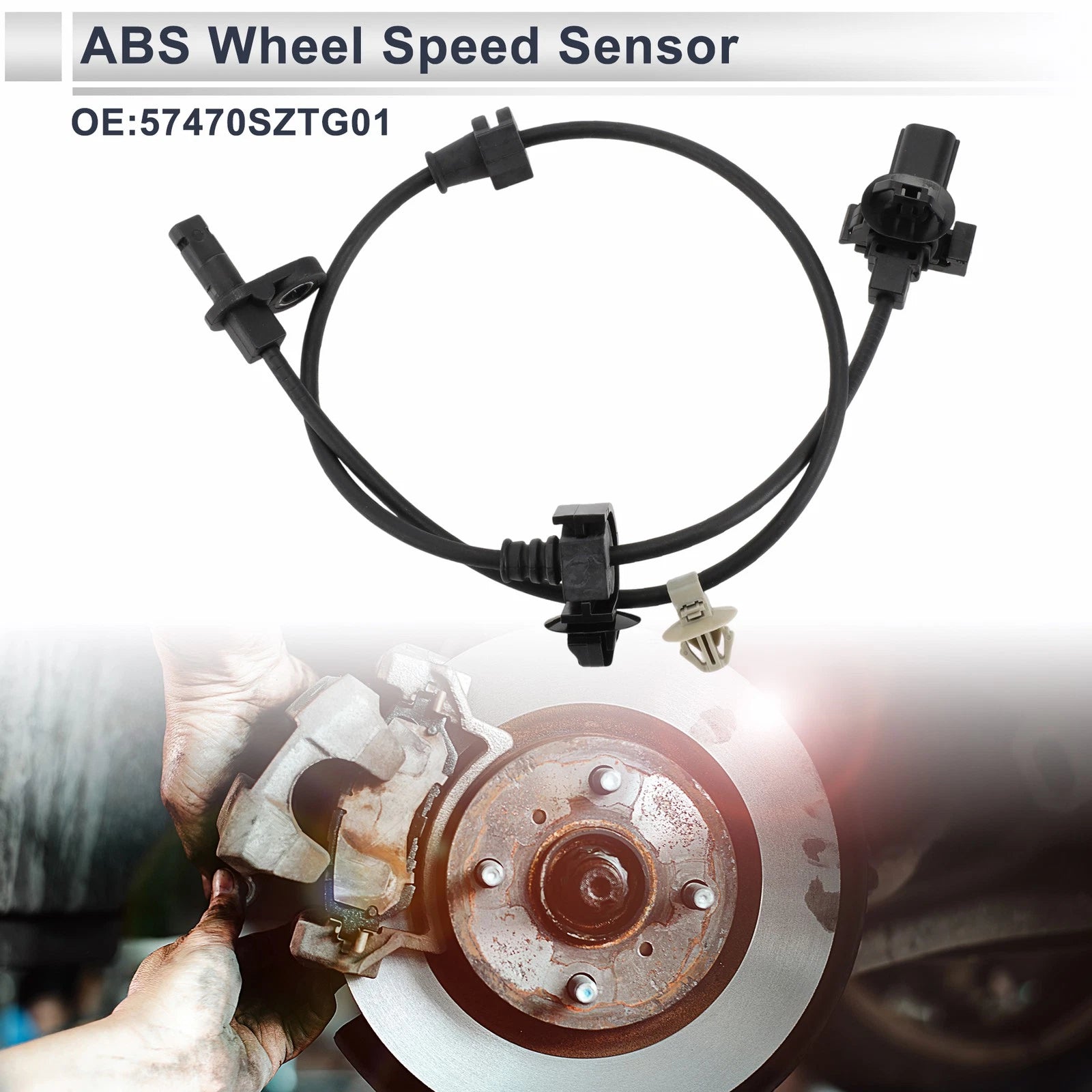ABS Wheel Speed Sensor Rear Right Replacement for Honda CR-Z (2011–2016)
