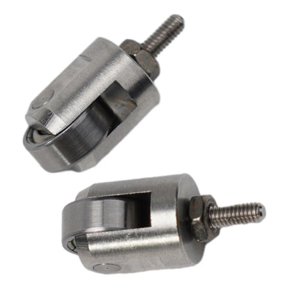 Set of 2 Stainless Steel Measuring Rollers for Automotive Applications