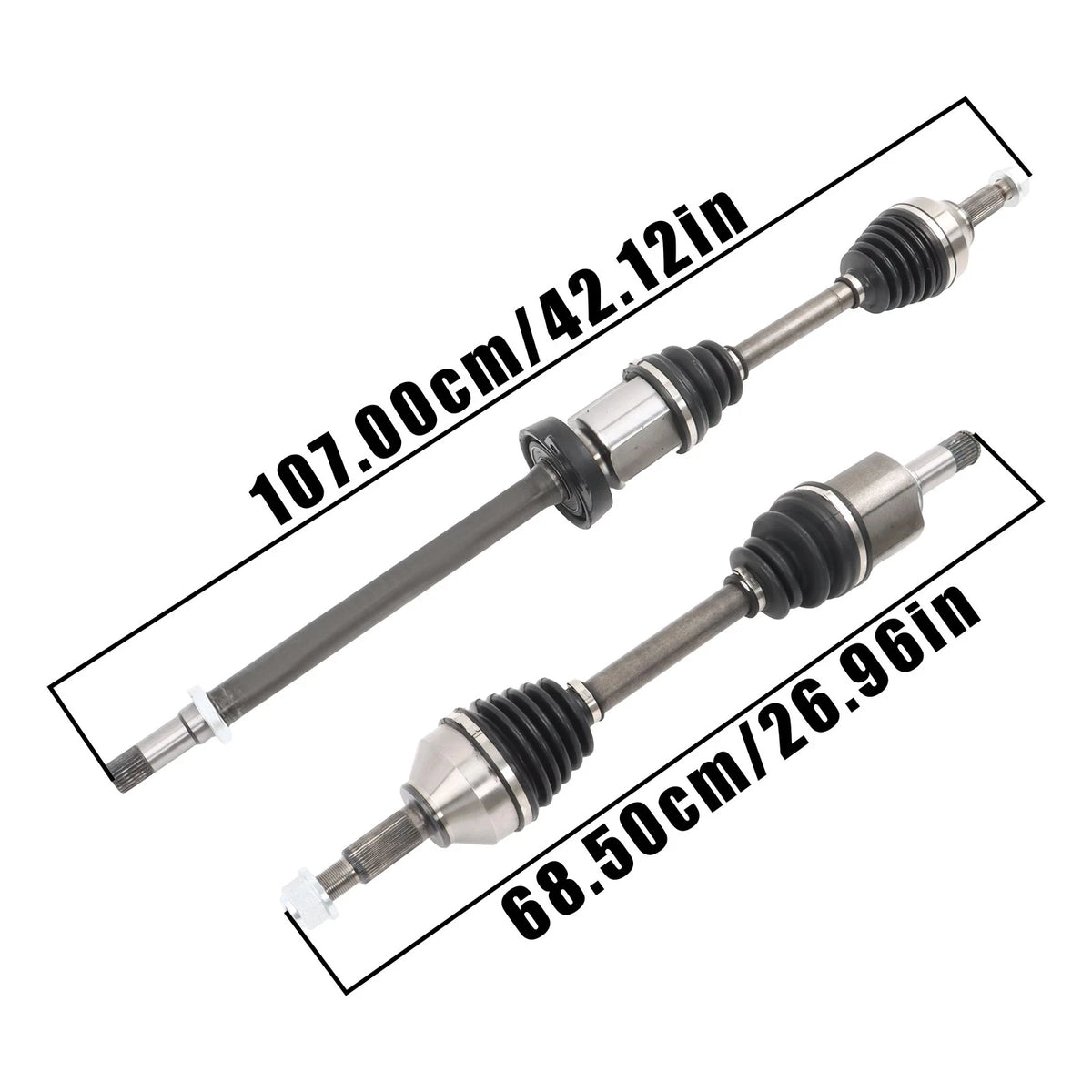 Set of 2 CV Shafts for Lincoln MKS (2009–2014) 8A8Z3B436C