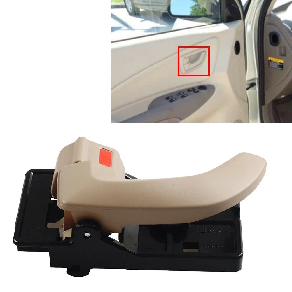 Interior Door Handle ABS for Hyundai Tucson (2005–2009) Left Beige