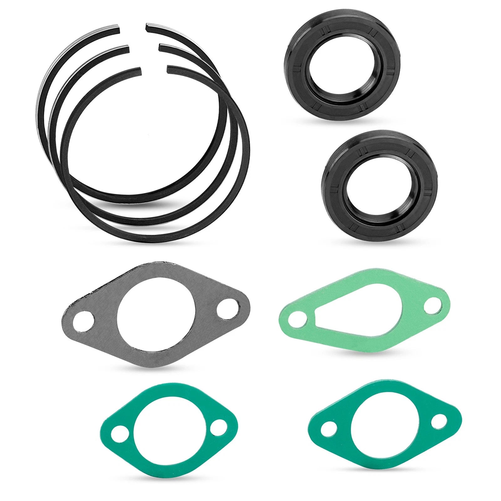 Engine Rebuild Kit with Piston Rings & Valve for Club Car 341cc (1986–1991)