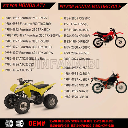 Oil Filter & Spring Seal Kit for Honda FourTrax 300 400 (1988–2006)