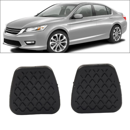 2X Rubber Brake Clutch Pedal Pad Covers for Honda Accord Civic