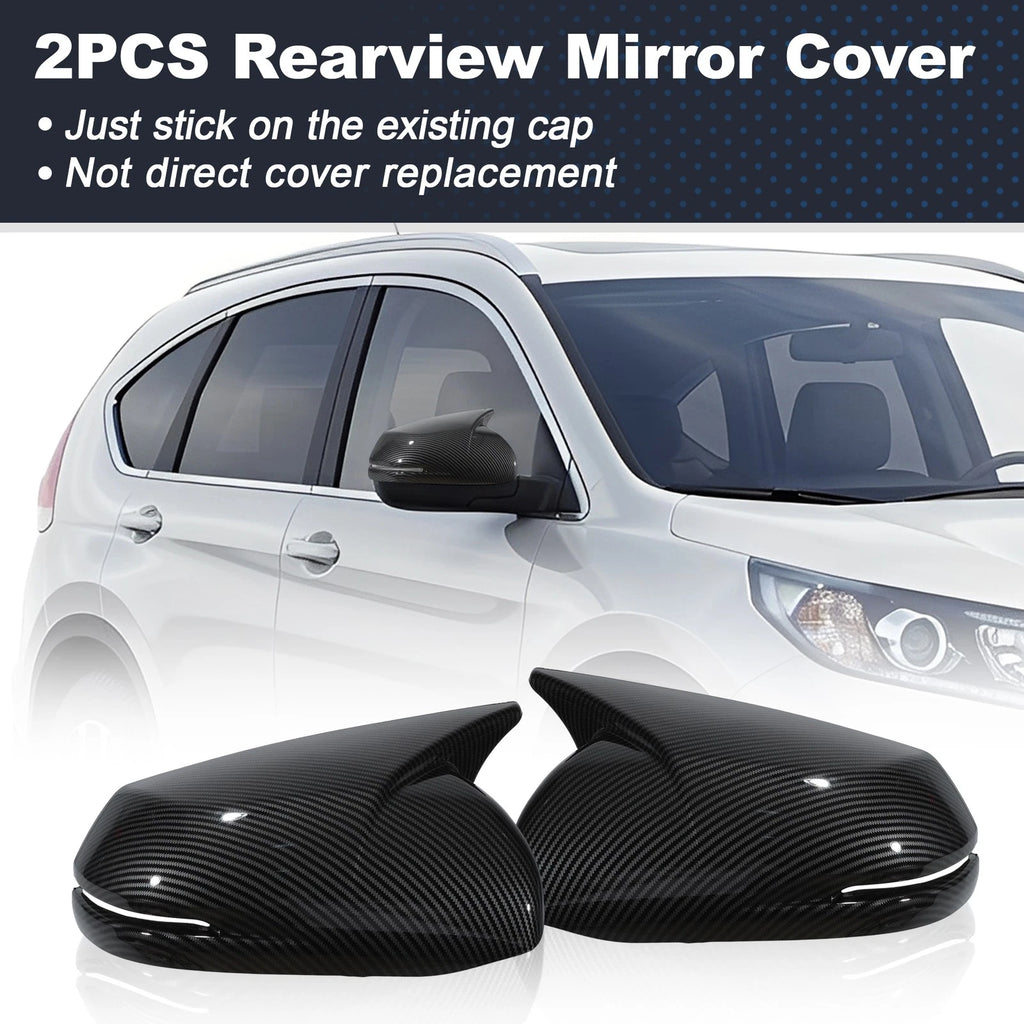 2PCS Left Right Rear View Mirror Cover Replacement for Honda CRV (2017–2022)