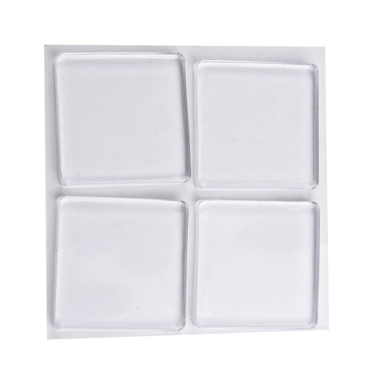 Set of 4 Transparent Anti Vibration Shock Absorbing Mats for Washing Machine