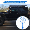 Reflective Bumper Decal for Universal Vehicles (1 Pcs)