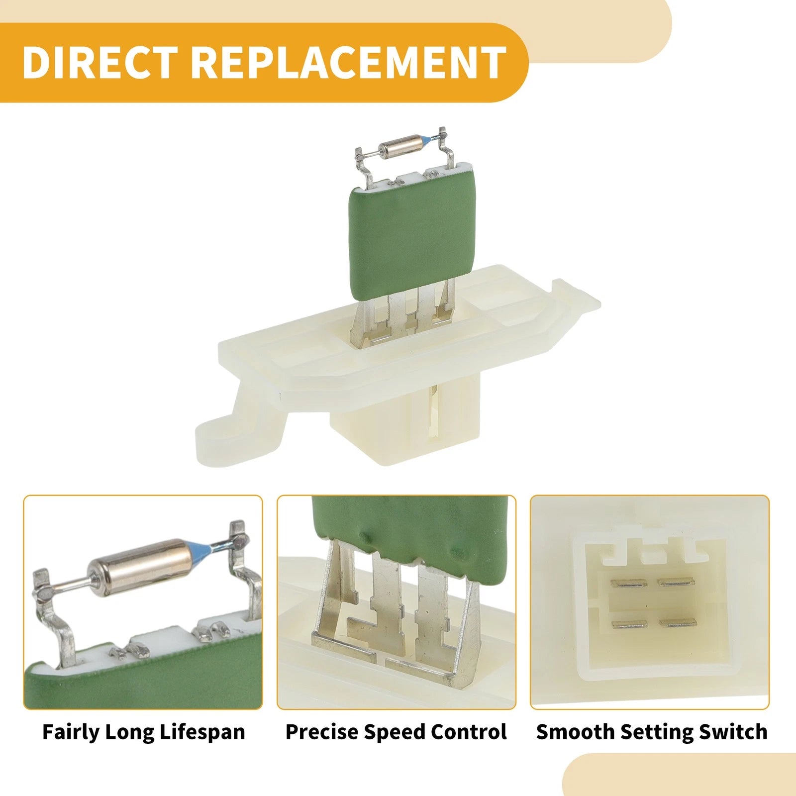 Heater Blower Motor Resistor Replacement for Audi A6 C7 (2012–2018)