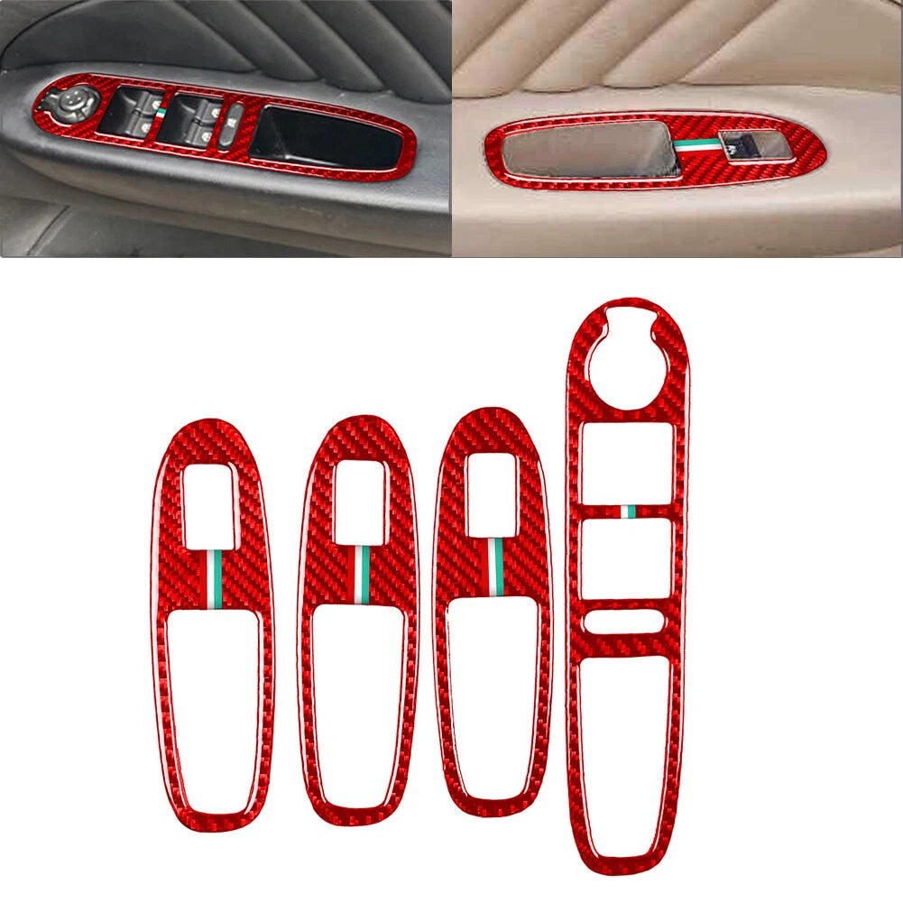 Window Lift Switch Button Panel Cover Trim for Alfa Romeo 159 (2004–2012)
