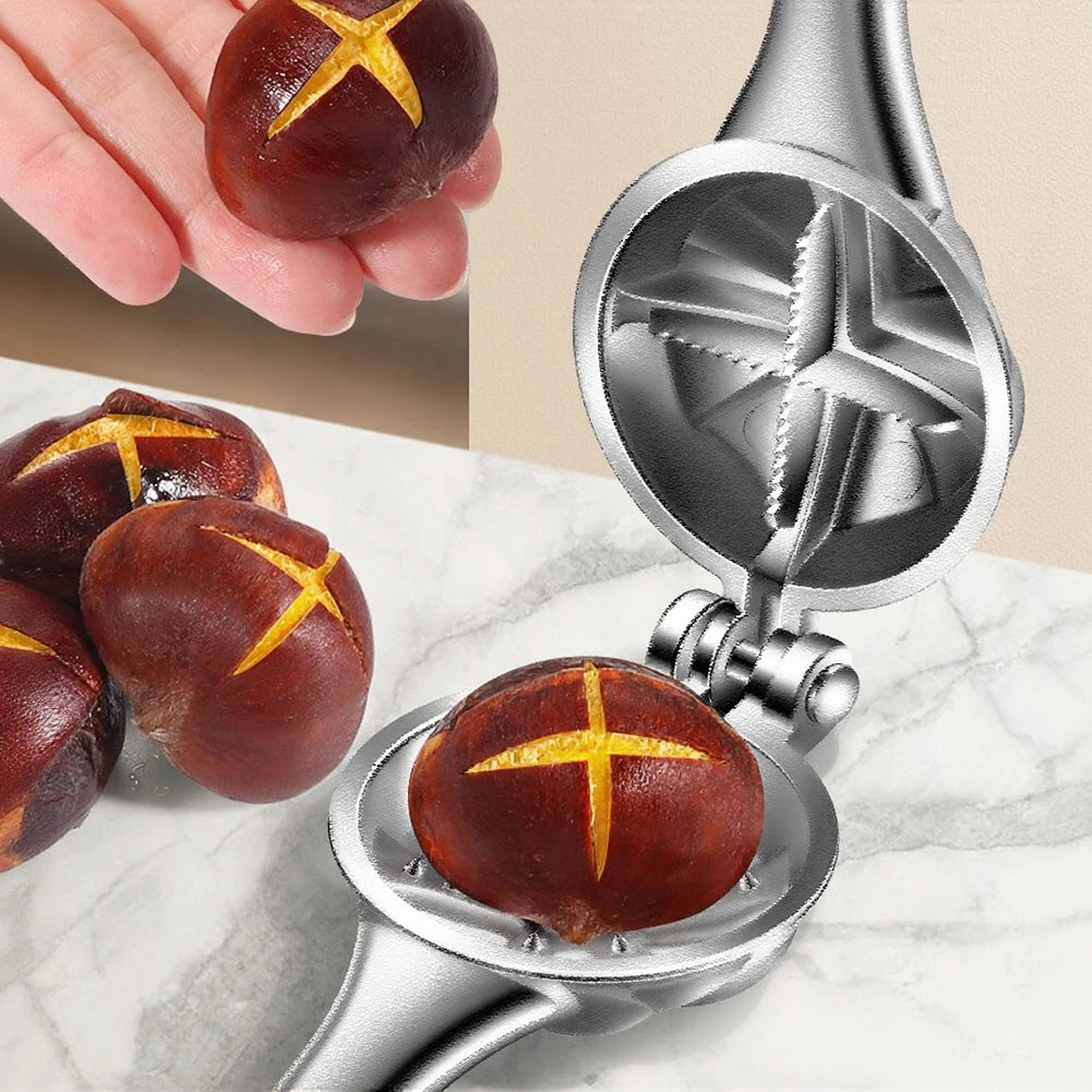 Chestnut Cracker Aluminum Alloy Clip for Home Cooking