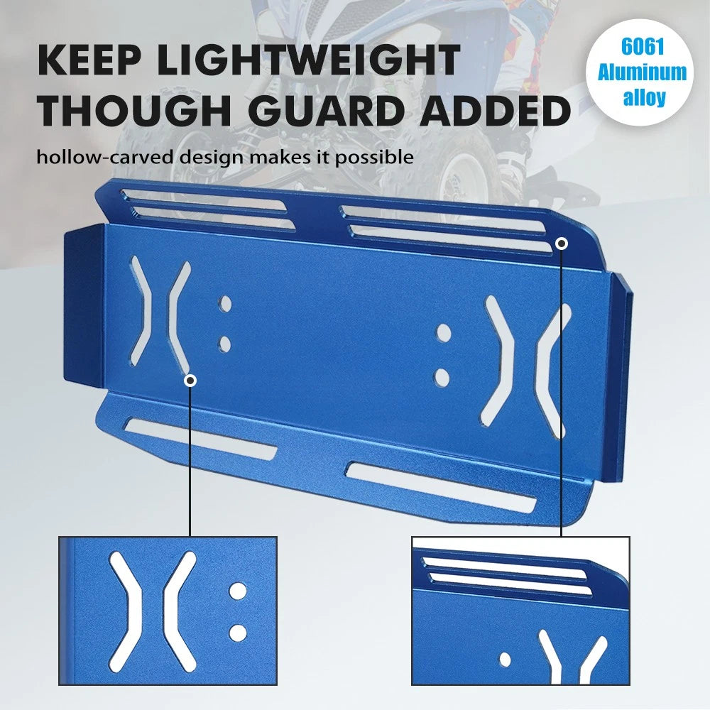 Rear Bumper Bash Cover Guard for Yamaha Raptor 700 YFM700 (2006–2026) Blue