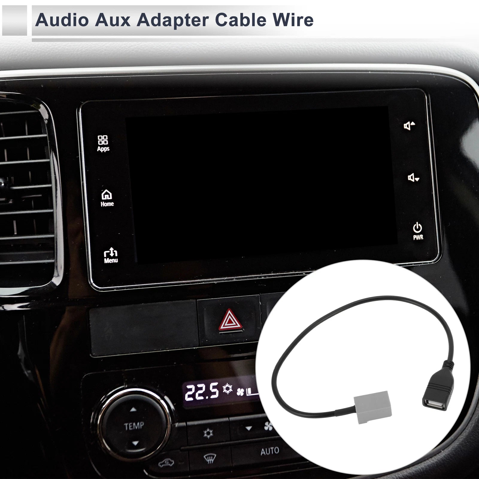 Audio Aux Adapter Cable for Honda (USB to MP3)
