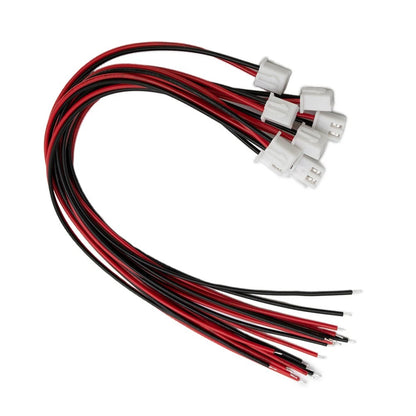 2 Pin XH2 54mm Connector Pack of 10 Sets with 200mm Wires