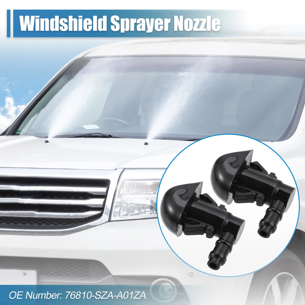 1 Pair Front Windshield Washer Nozzle 76810-SZA-A01 for Honda Pilot (2009–2015)