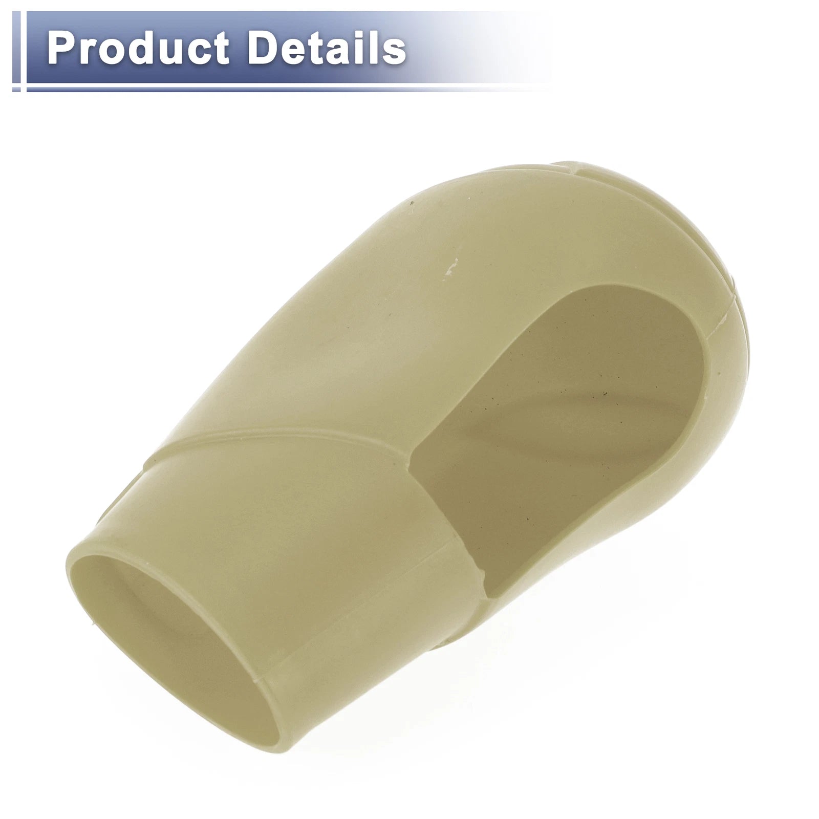 1 Pc Automatic Gear Shift Knob Cover for Mazda 3 (2014–2019) Beige Silicone