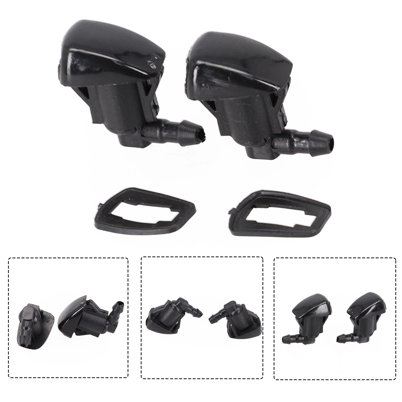 2X Washer Nozzle Windshield Front Kit for Toyota Tacoma (2005–2015)