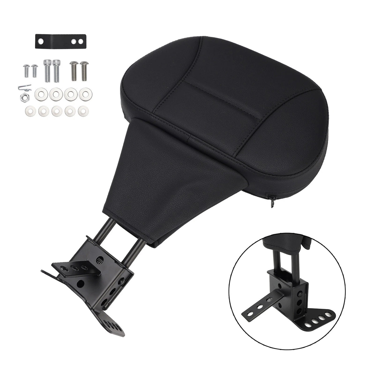 Driver Backrest Pad for Harley Street Electra Road Glide Road King Tri Glide (1988–2008)