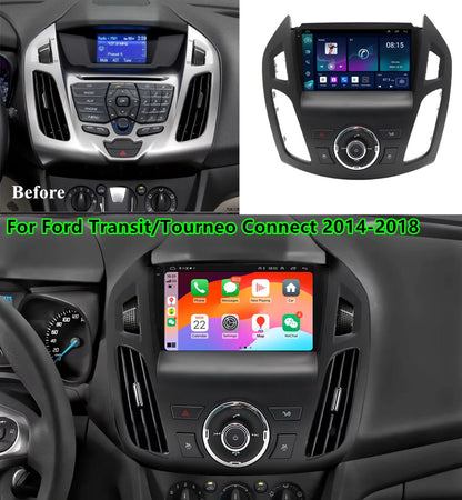 9'' Carplay Navigation Head Unit for Ford Transit/Tourneo Connect (2014–2018)