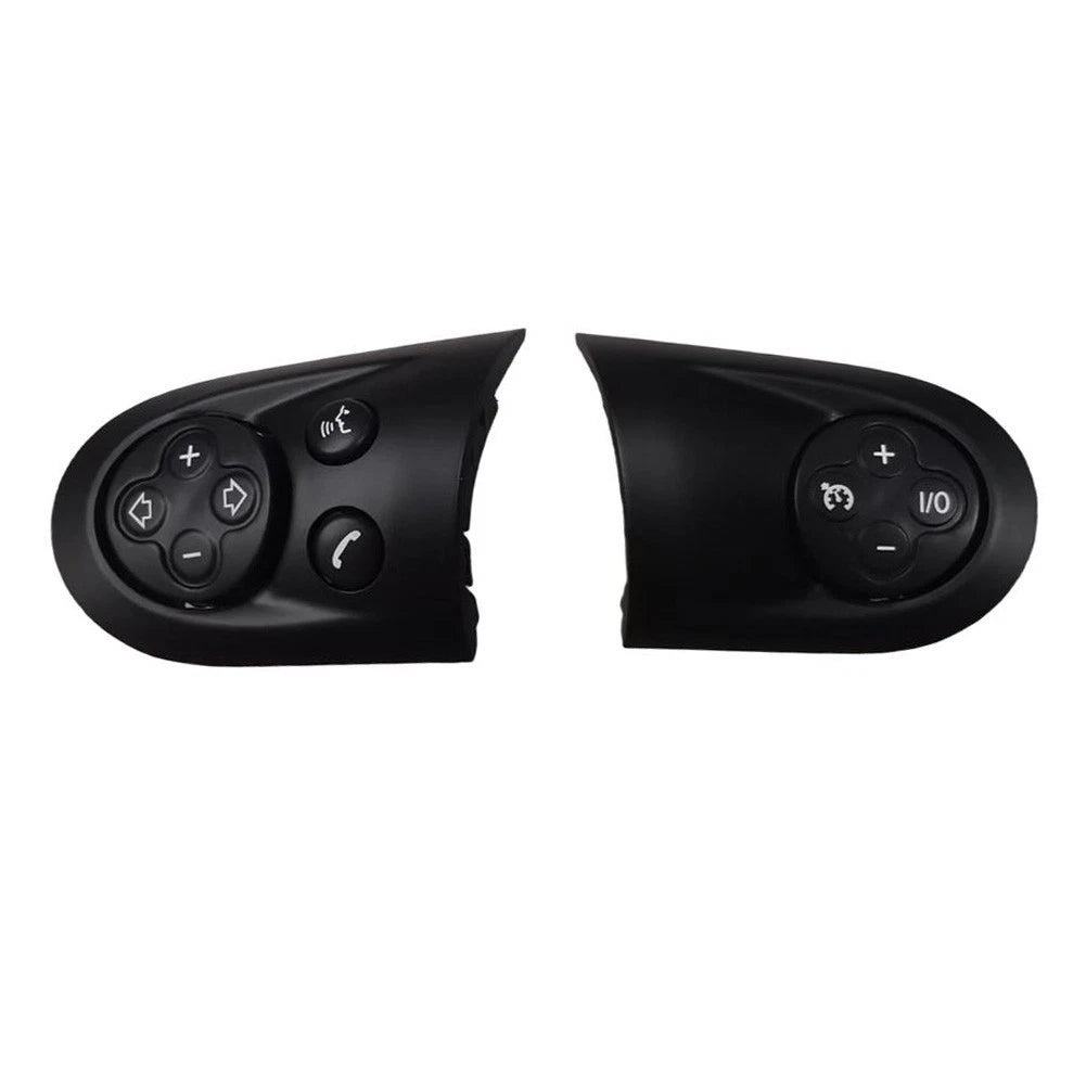 For Mini Cooper Steering Wheel Volume Button Cover 2 Pieces Multifunction Part