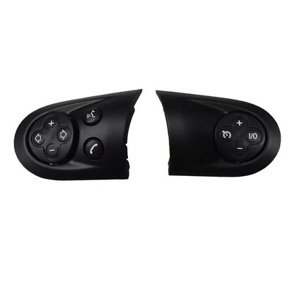 For Mini Cooper Steering Wheel Volume Button Cover 2 Pieces Multifunction Part