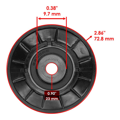 Drive Belt Idler Pulley Replacement for John Deere Z225 Z245 Z425 (2010–2014)