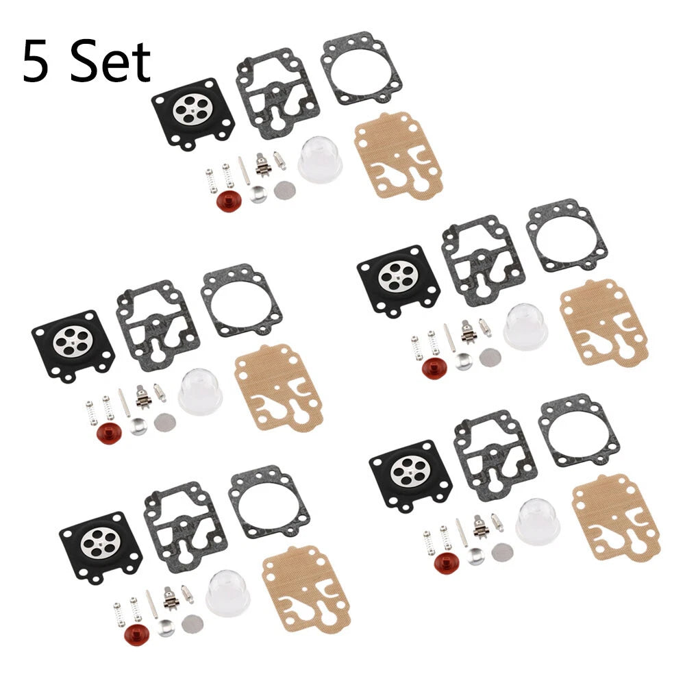 Set of 5 Carburetor Gasket Kit for Honda CG260 (43CC 52CC) 40-5/44F-5