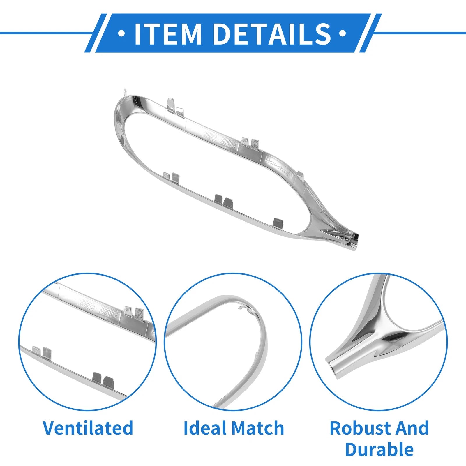 Bumper Grille Trim Garnish Replacement for Mercedes-Benz Maybach S-Class (2019–2021)