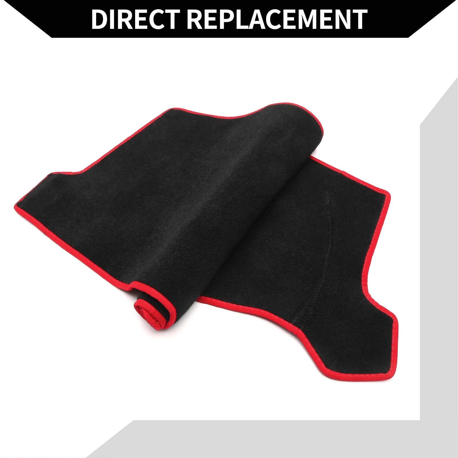 Dashboard Cover Mat for Mazda CX-5 (2016–2024) Black Red