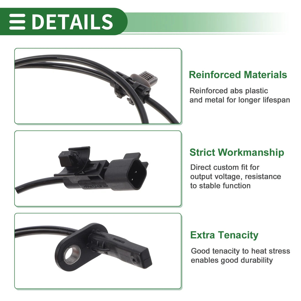 ABS Wheel Speed Sensor Replacement for Chevrolet Malibu Rear Right (2013–2016)