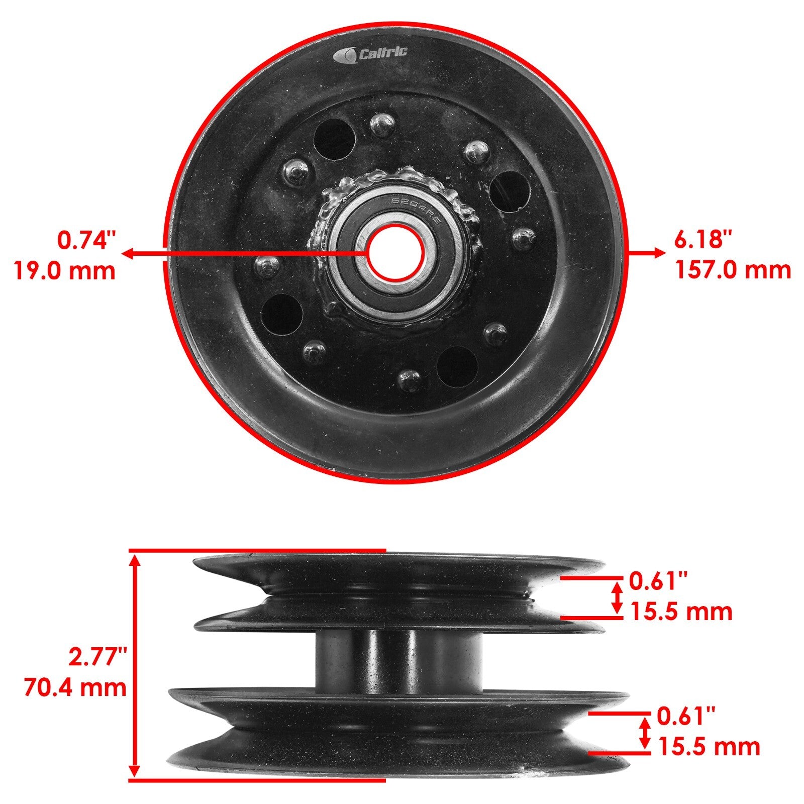 Deck Pulley for John Deere 48 Inch 2V78C LX280 LX289 (1998–2002)