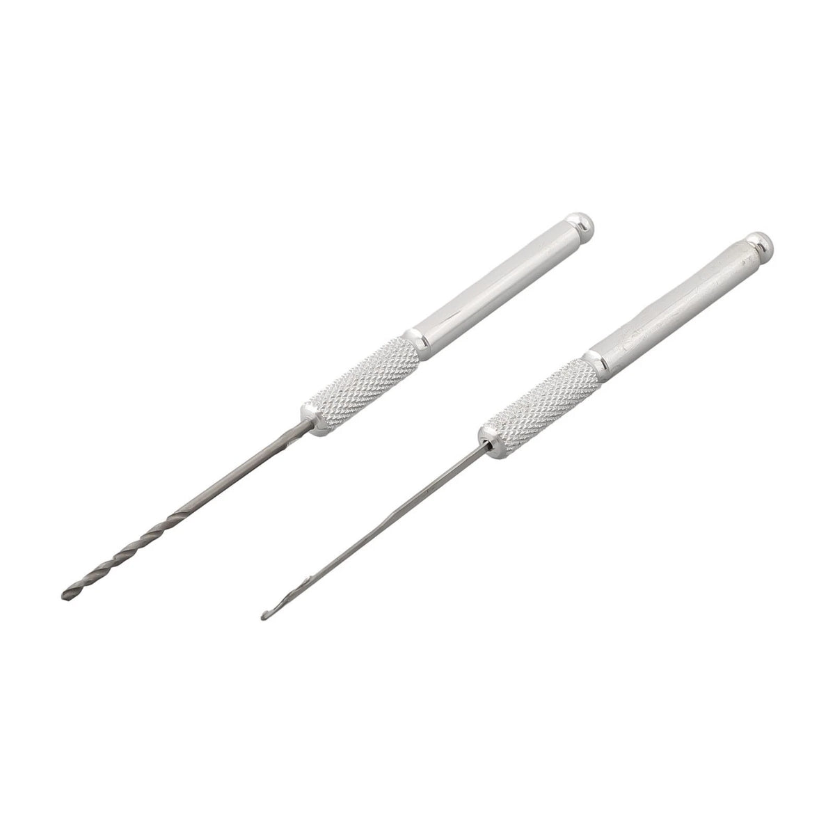 2X Needle Tool Set for Coarse Fishing (Portable, Silver)