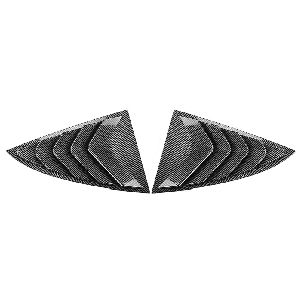Rear Window Side Vent Shutter Louver Cover Trim for Tesla Model Y (2020–2024)