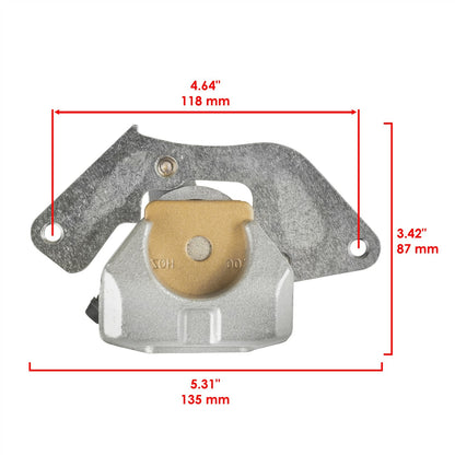 Front Brake Disc Rotor Caliper Replacement Kit for Honda Rancher 420 (2009–2013)