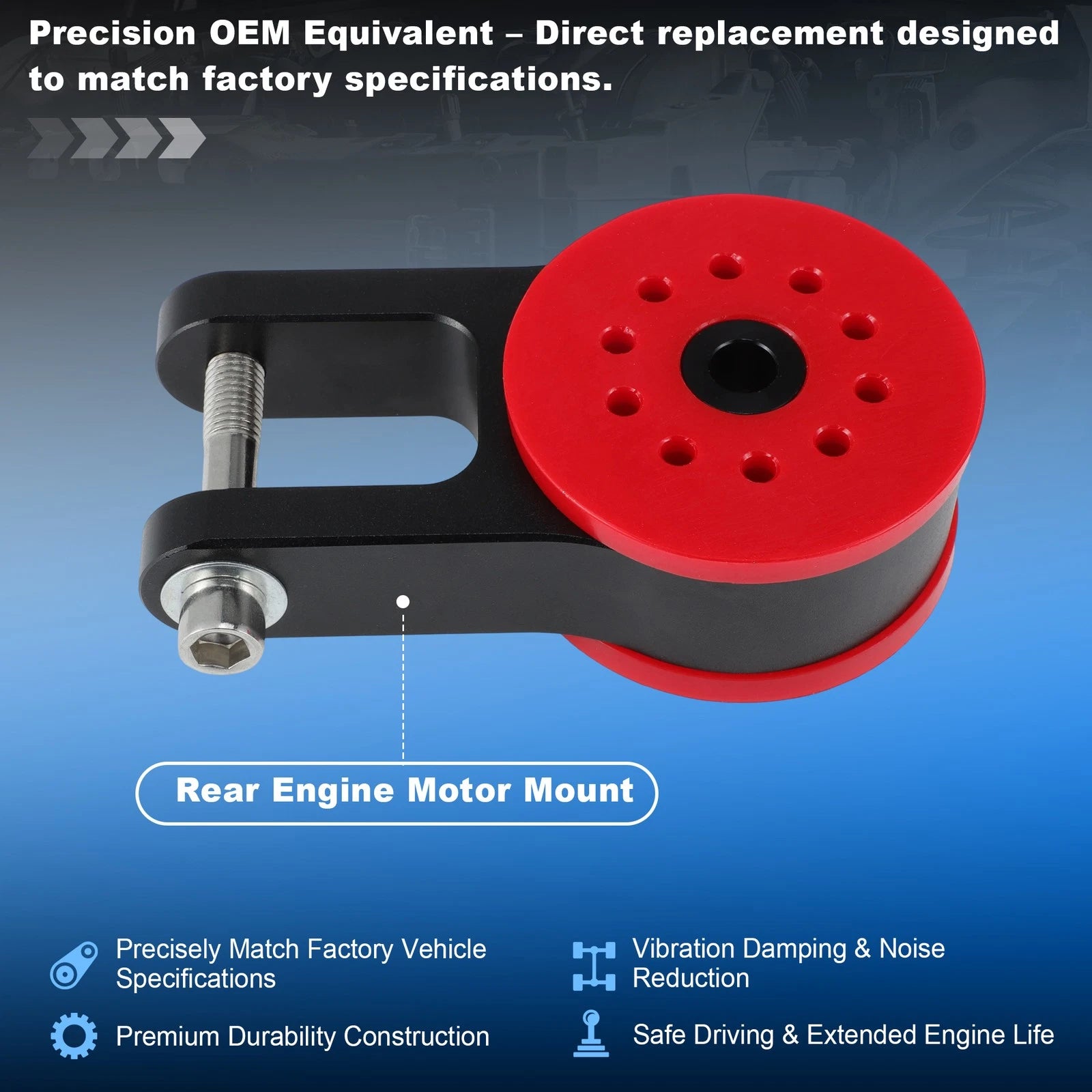Rear Engine Motor Mount for Ford Focus ST (2013–2018), Mazda Speed 3 (2007–2013)