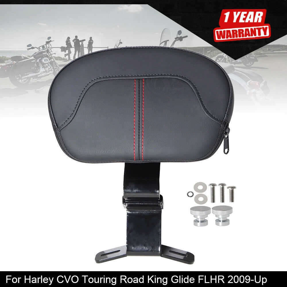 Front Driver Backrest for Harley CVO Touring Road King Glide (2009–Present)